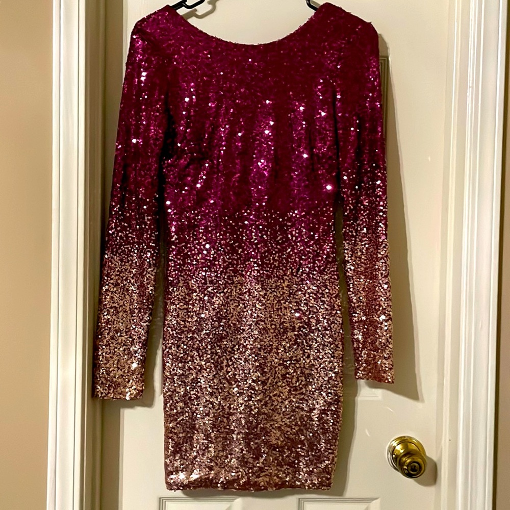Ombré sequence dress only worn once.